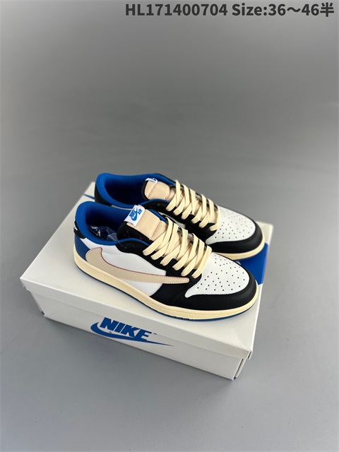 women air jordan 1 shoes H 2023-10-26-393